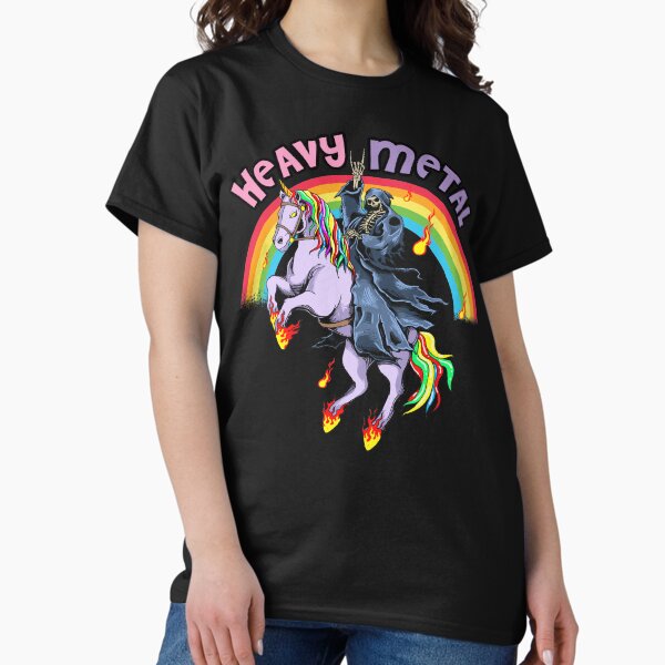 T-shirt Licorne Death Metal | Crâne Nation