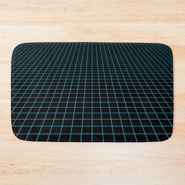 Item preview, teal neon grid designed and sold by frauenbrauen.
