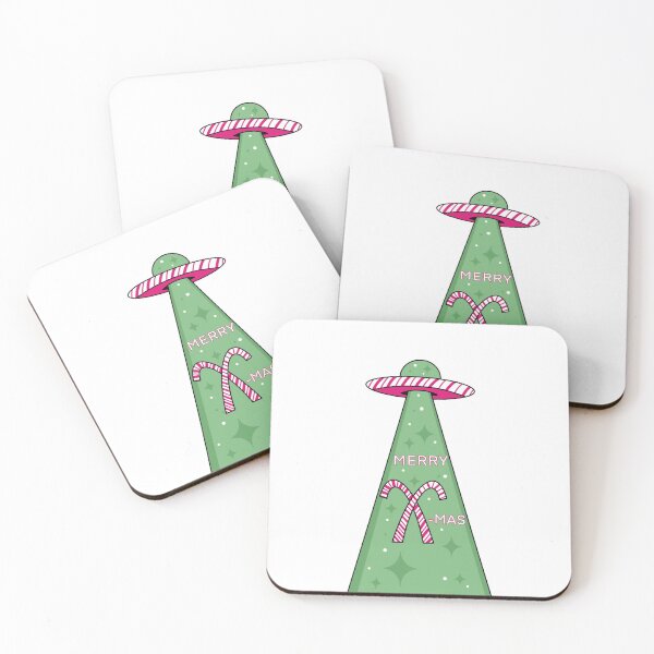 Item preview, ufo merry x-mas candy canes designed and sold by DanaScully0709.