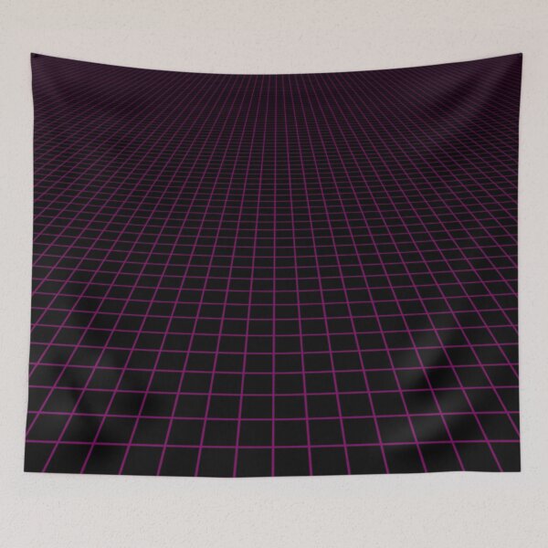 Item preview, burgandy grid designed and sold by frauenbrauen.