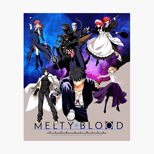 【即納&大特価】 MELTY BLOOD TYPE LUMINA ポスター