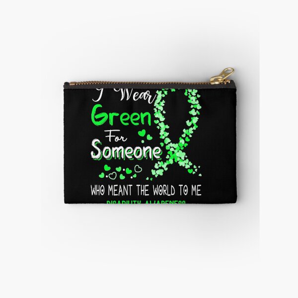 Item preview, I Wear Green For Disability Awareness designed and sold by Tadmab.
