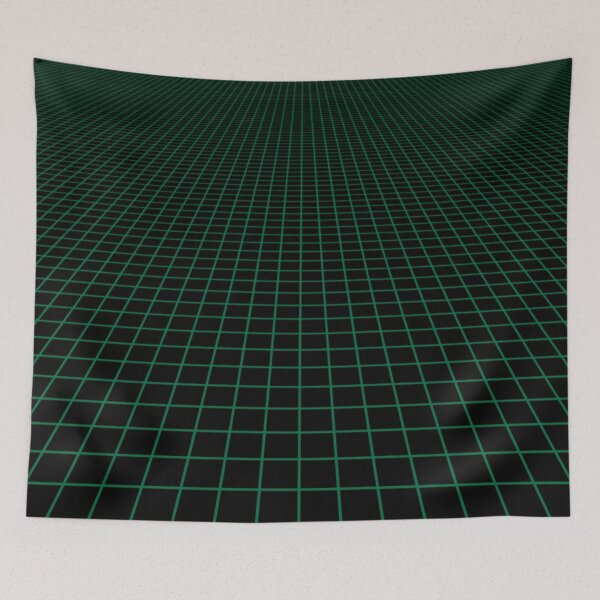 Item preview, Forest green grid designed and sold by frauenbrauen.