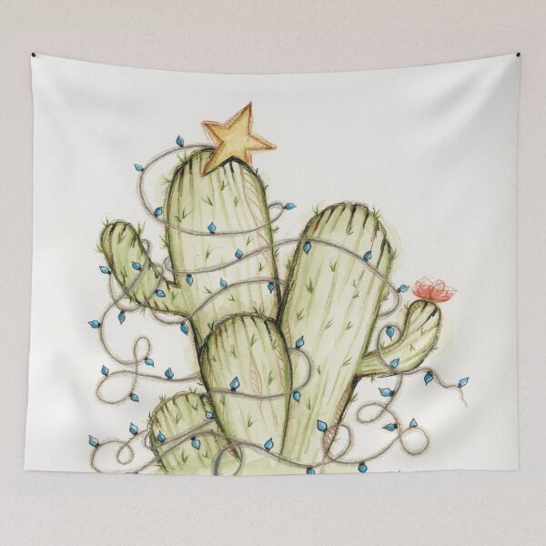 Item preview, Feliz Navidad Cactus designed and sold by tessakatecreate.