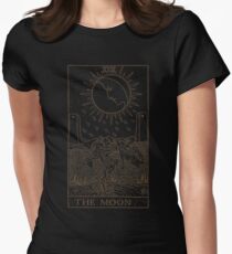 The Moon Tarot Women's Fitted T-Shirt