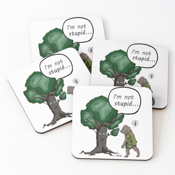 Item preview, Disc Golf I'm not Stupid Tree designed and sold by Grimmsfield.