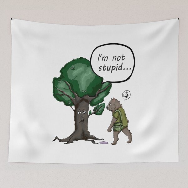 Item preview, Disc Golf I'm not Stupid Tree designed and sold by Grimmsfield.