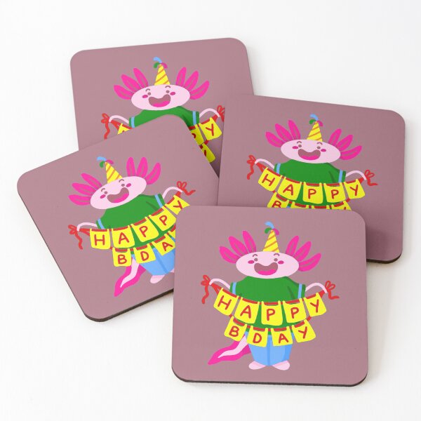 Item preview, happy birthday Axolotl  designed and sold by Gossip Rag.