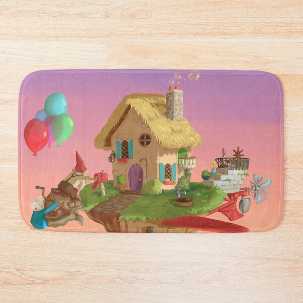 Item preview, Gnome delivering SnailMail to faerie house designed and sold by Maysoulrose.