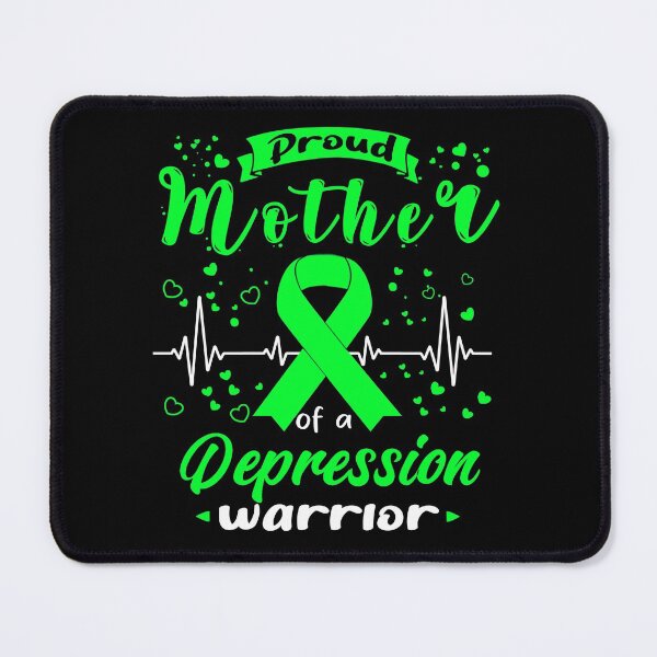 Item preview, Proud Mother Of A DEPRESSION Warrior designed and sold by Grooffos.
