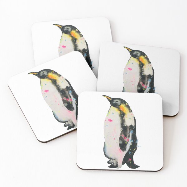 Item preview, A delightful unique painting of a penguin, makes a perfect gift for penguin fans. illustration, him, her. designed and sold by AnneLouiseArt.