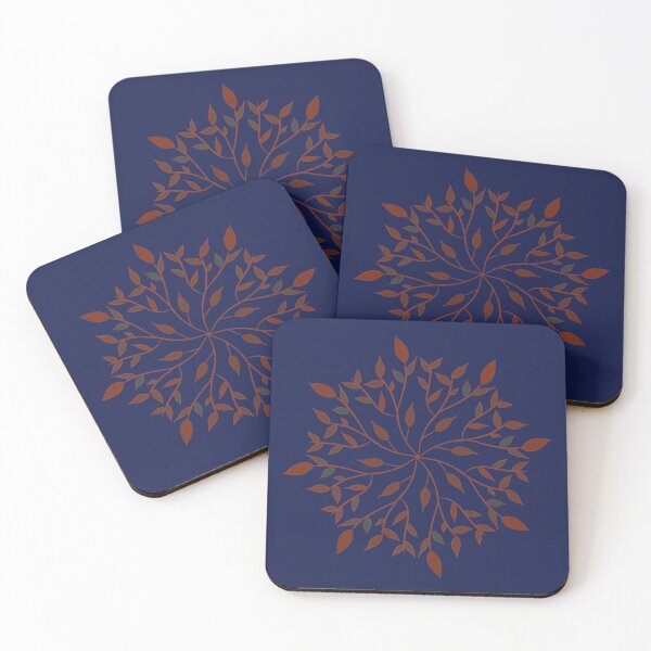Item preview, Block Print Pattern - Midnight Rust designed and sold by BilloRaani.