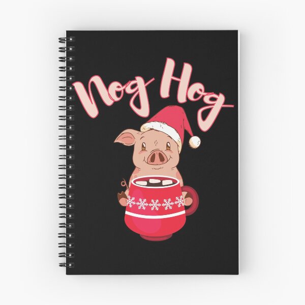 Item preview, Nog Hog Dont Hog the Eggnog design! Funny | Cute Christmas pig eggnog design! designed and sold by HROC.
