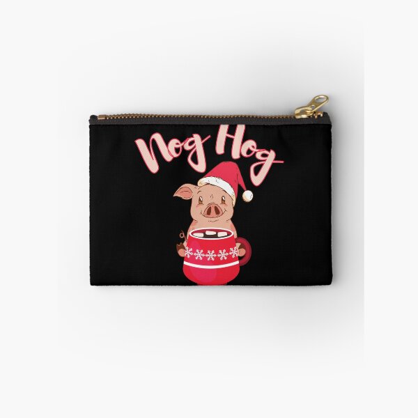 Item preview, Nog Hog Dont Hog the Eggnog design! Funny | Cute Christmas pig eggnog design! designed and sold by HROC.