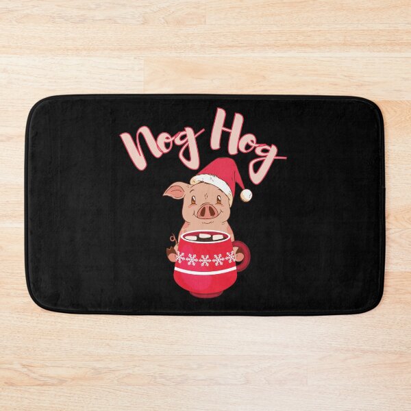 Item preview, Nog Hog Dont Hog the Eggnog design! Funny | Cute Christmas pig eggnog design! designed and sold by HROC.