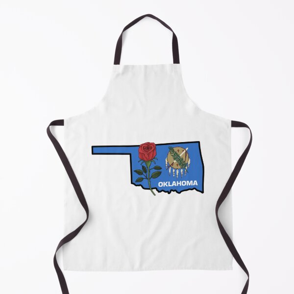 Item preview, State of Oklahoma Flag with State Flower Rose designed and sold by Gsallicat.