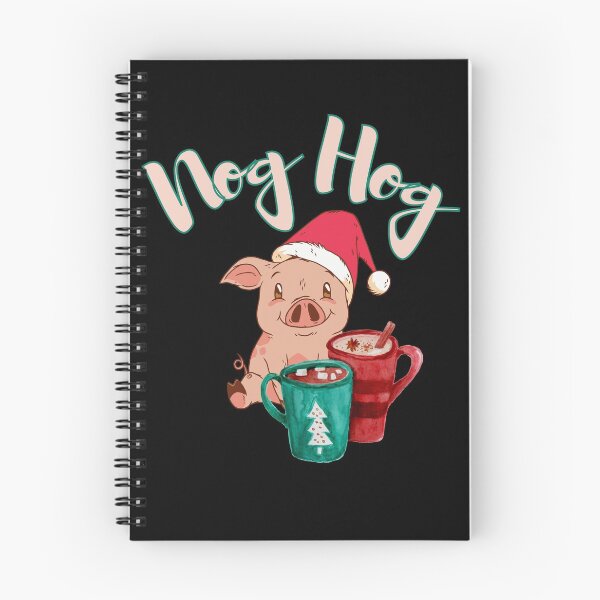 Item preview, Nog Hog Dont Hog the Eggnog design! Funny | Cute Christmas pig eggnog design! designed and sold by HROC.