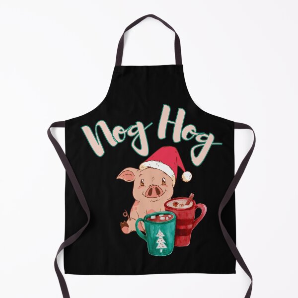 Item preview, Nog Hog Dont Hog the Eggnog design! Funny | Cute Christmas pig eggnog design! designed and sold by HROC.