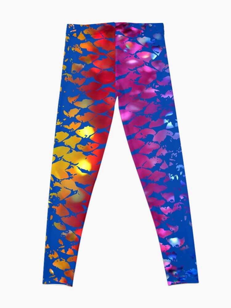 Discover Fish Scale Colorful Leggings