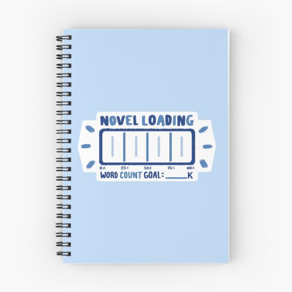 Item preview, Novel Loading Progress Bar Tracker - Blue designed and sold by redvioletart.
