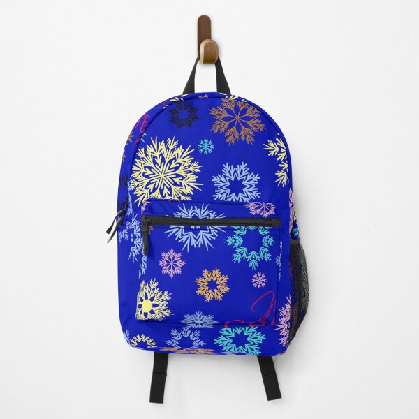 Item preview, Merry Christmas Blue Multicolored Snowflakes designed and sold by Ross-Sergey.