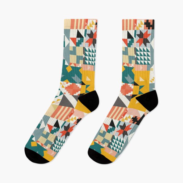 Item preview, Colorful Tiles Pattern designed and sold by matmazel.