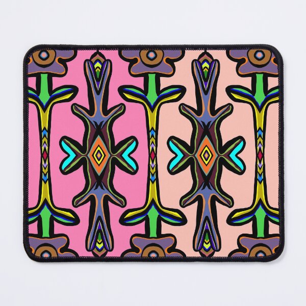 Item preview, Anishinaabe Plant Forms on Pink designed and sold by KarenDeLeary.
