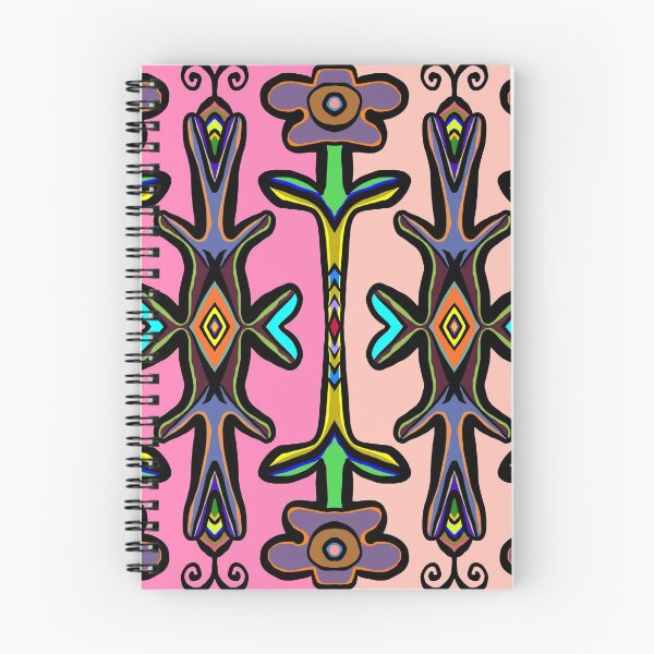 Item preview, Anishinaabe Plant Forms on Pink designed and sold by KarenDeLeary.