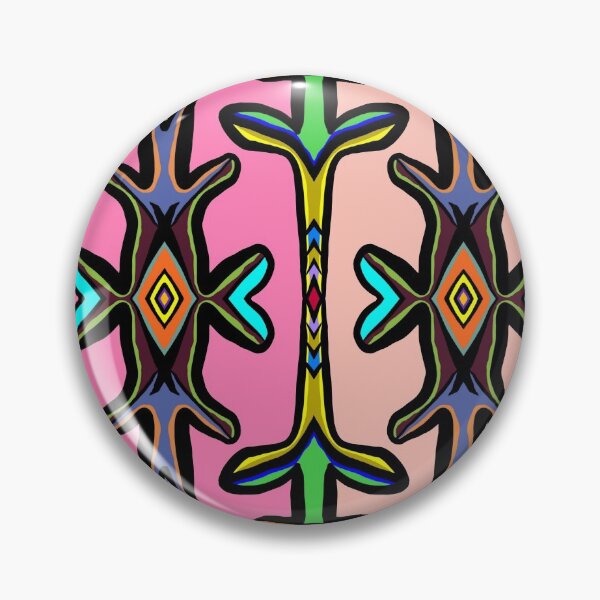 Item preview, Anishinaabe Plant Forms on Pink designed and sold by KarenDeLeary.