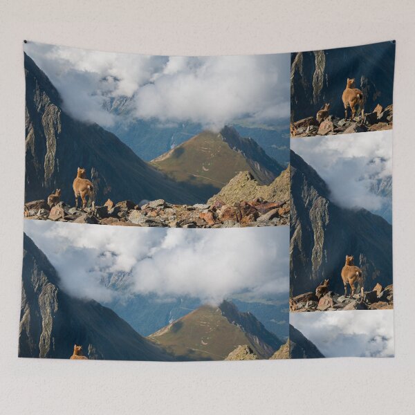 Item preview, Little goats’ family in French Alps designed and sold by Alena Vishina.