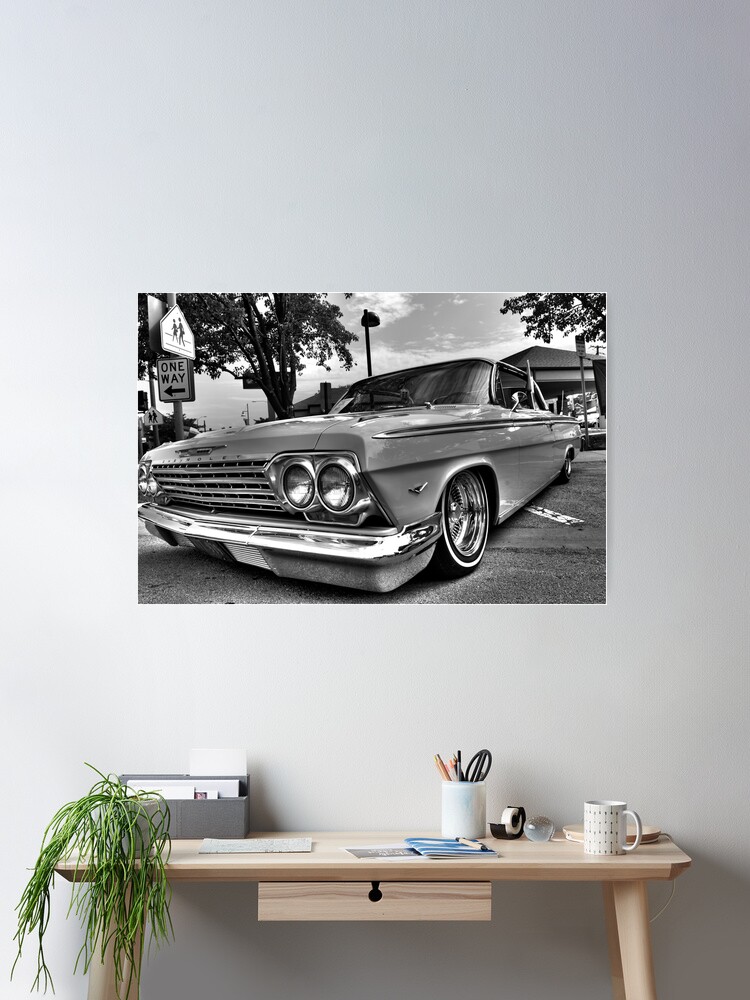 Thumbnail 2 of 3, Poster, Cruisin' Classic Impala Lowrider designed and sold by EHDesign.