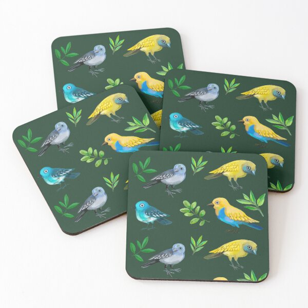 Item preview, Colourful birds designed and sold by Lemontreeart63.