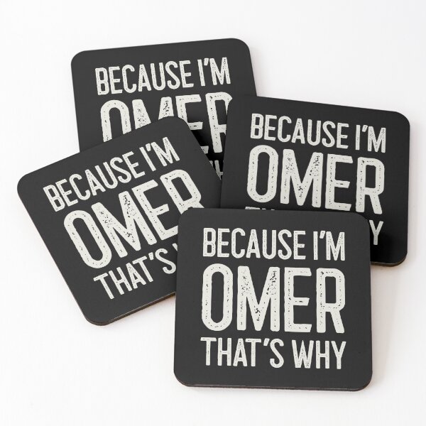 Item preview, Because I’m Omer That’s Why Funny Personalized Name designed and sold by MariosNydras.