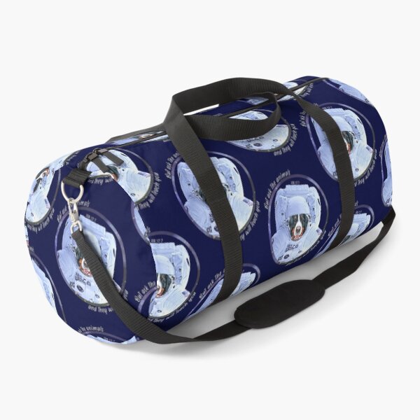 Item preview, Bernese Mountain Dog Astronaut in Space Bible Verse Ask the Animals Job 12:7 designed and sold by TheKingdomAttic.