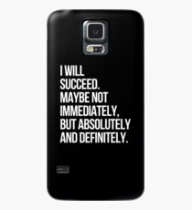 ICH WERDE ERFOLG HABEN! (Schwarz) Hülle & Skin für Samsung Galaxy