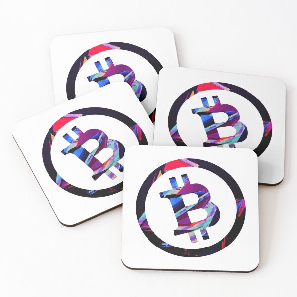 Item preview, Bitcoin Crypto Synth Graphic Logo designed and sold by DunamisDezign.