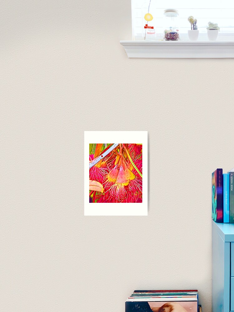 Thumbnail 2 of 3, Art Print, Orange Gums designed and sold by RandaRubyRed.