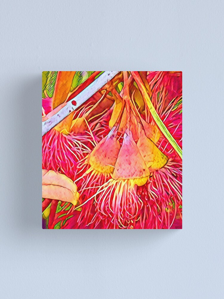 Thumbnail 1 of 3, Canvas Print, Orange Gums designed and sold by RandaRubyRed.