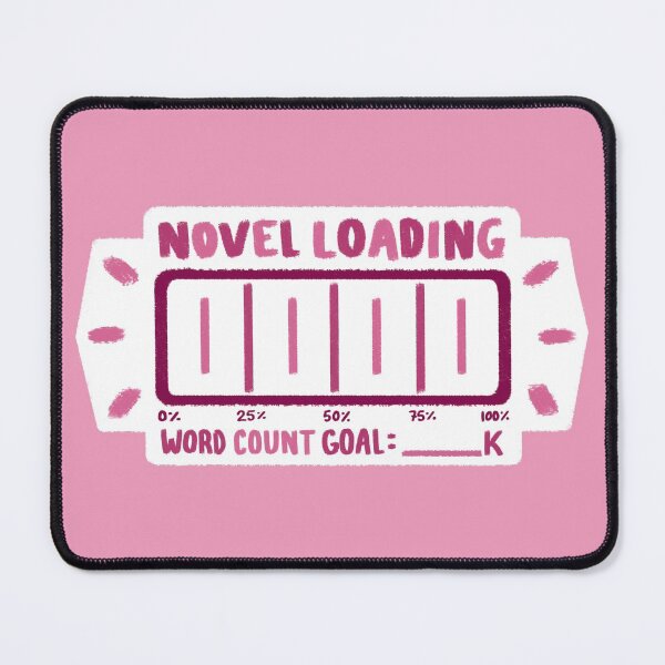 Item preview, Novel Loading Progress Bar Tracker - Pink designed and sold by redvioletart.