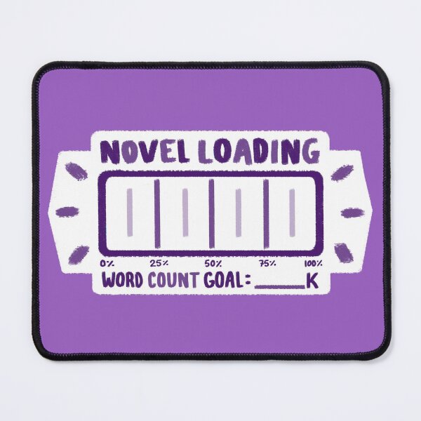 Item preview, Novel Loading Progress Bar Tracker - Purple designed and sold by redvioletart.
