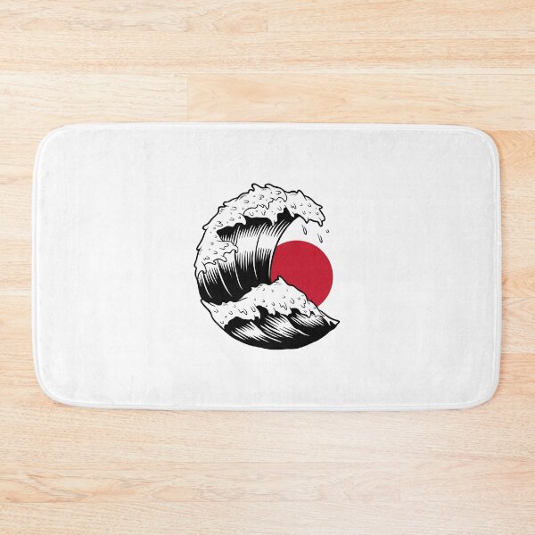 Item preview, japanese waves artwork designed and sold by fitplus.