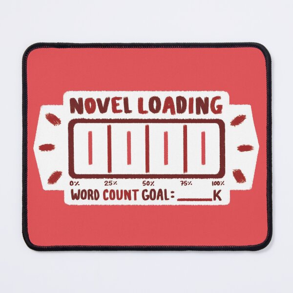 Item preview, Novel Loading Progress Bar Tracker - Red designed and sold by redvioletart.
