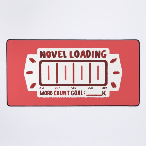 Item preview, Novel Loading Progress Bar Tracker - Red designed and sold by redvioletart.