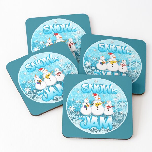Item preview, Snow is my jam - Ukulele Snowmen designed and sold by DeliriousSteve.