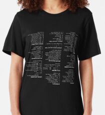 RegEx Cheat Sheet - Linux Geek Humor Slim Fit T-Shirt