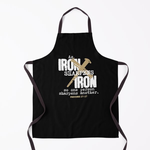 Item preview, Iron sharpens Iron - Proverbs 27:17 - white designed and sold by Cane & Abel Creations ..