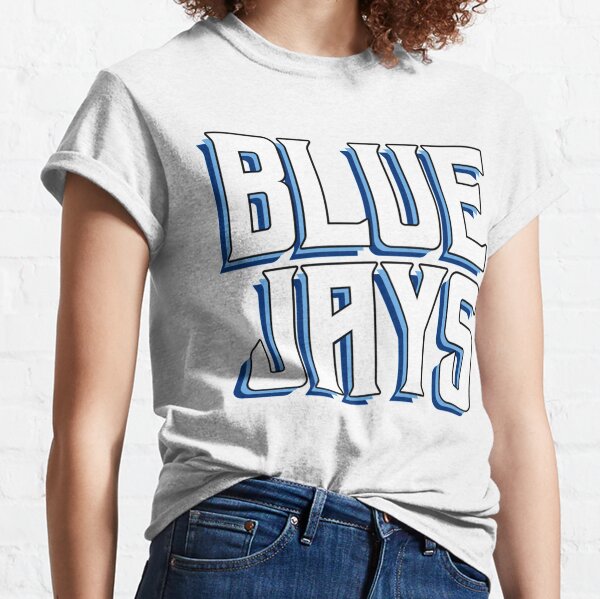 Women's Light Blue Johns Hopkins Blue Jays Ice Hockey T-Shirt