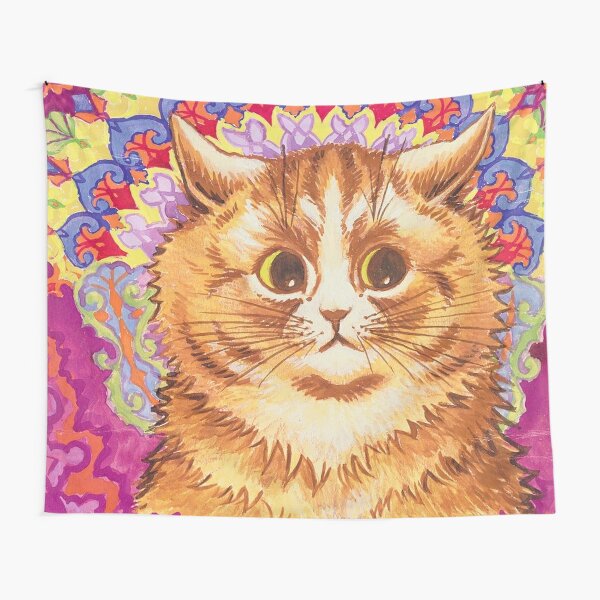 Christmas Cats by Louis Wain Tapestry