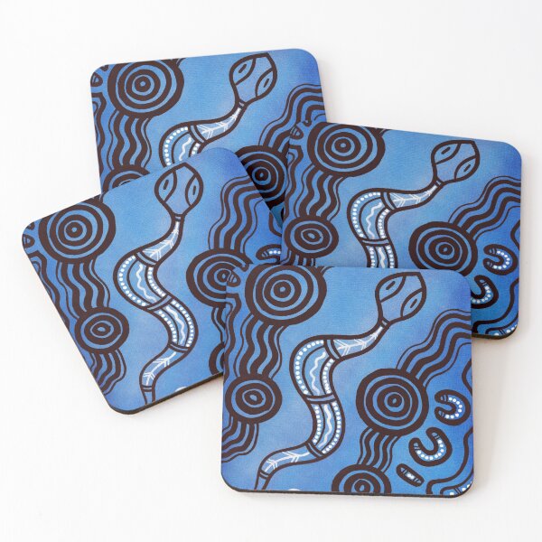Item preview, Authentic Aboriginal Art - Snake designed and sold by HogarthArts.