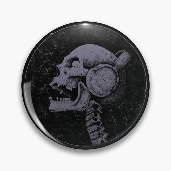 Item preview, Skull with Headphones designed and sold by Chonkz.
